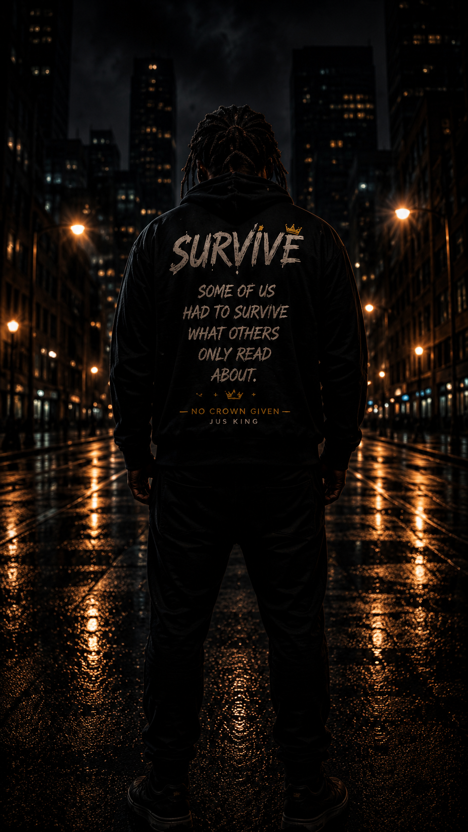 SURVIVE Premium Heavyweight Hoodie – Jus King Collection