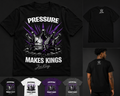 Pressure Makes Kings Tee – Black/Purple Edition