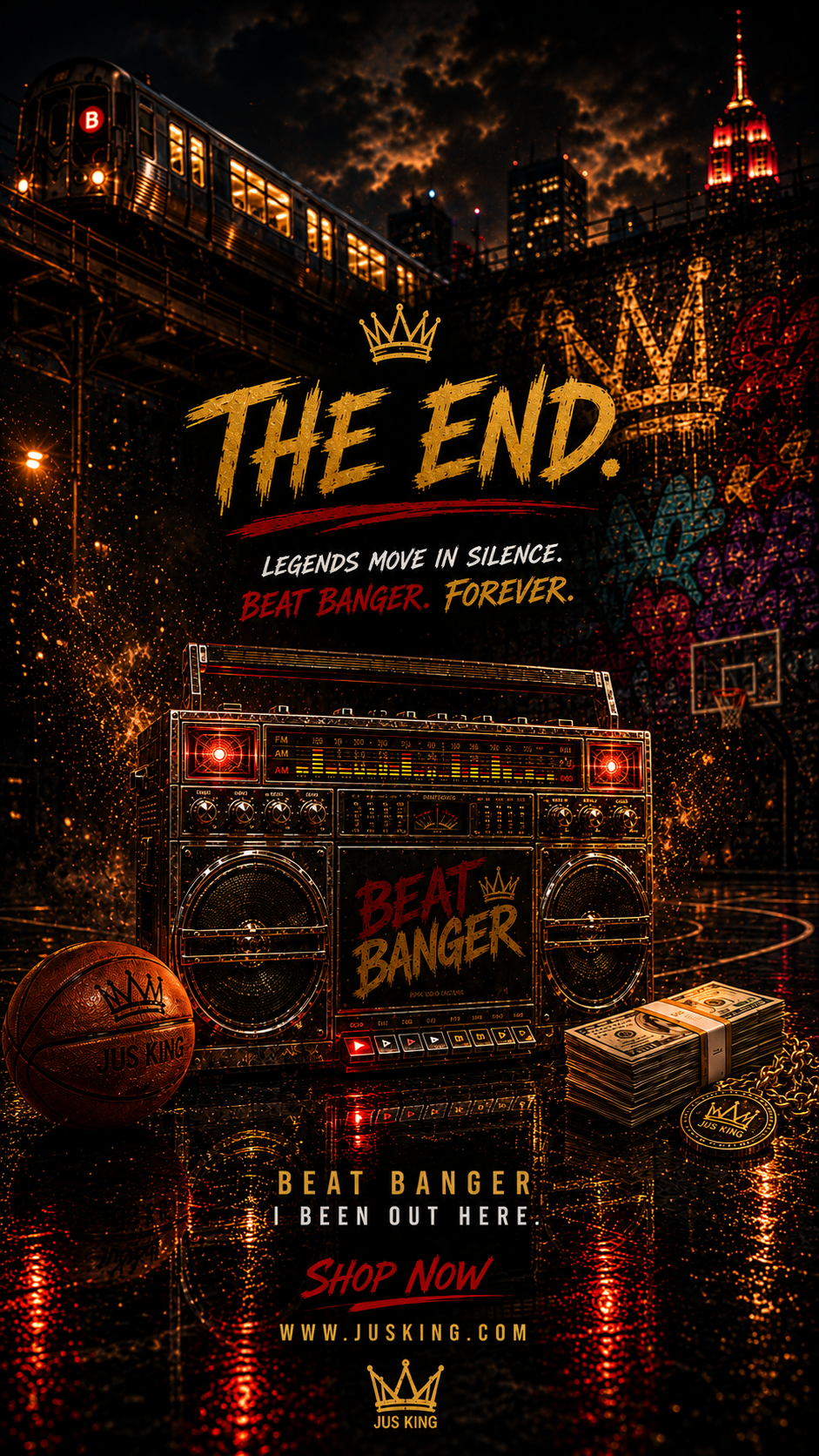 Beat Banger™ Premium Graphic Tee - “I Been Out Here” Edition