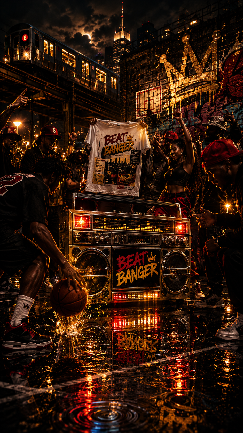 Beat Banger™ Premium Graphic Tee - “I Been Out Here” Edition