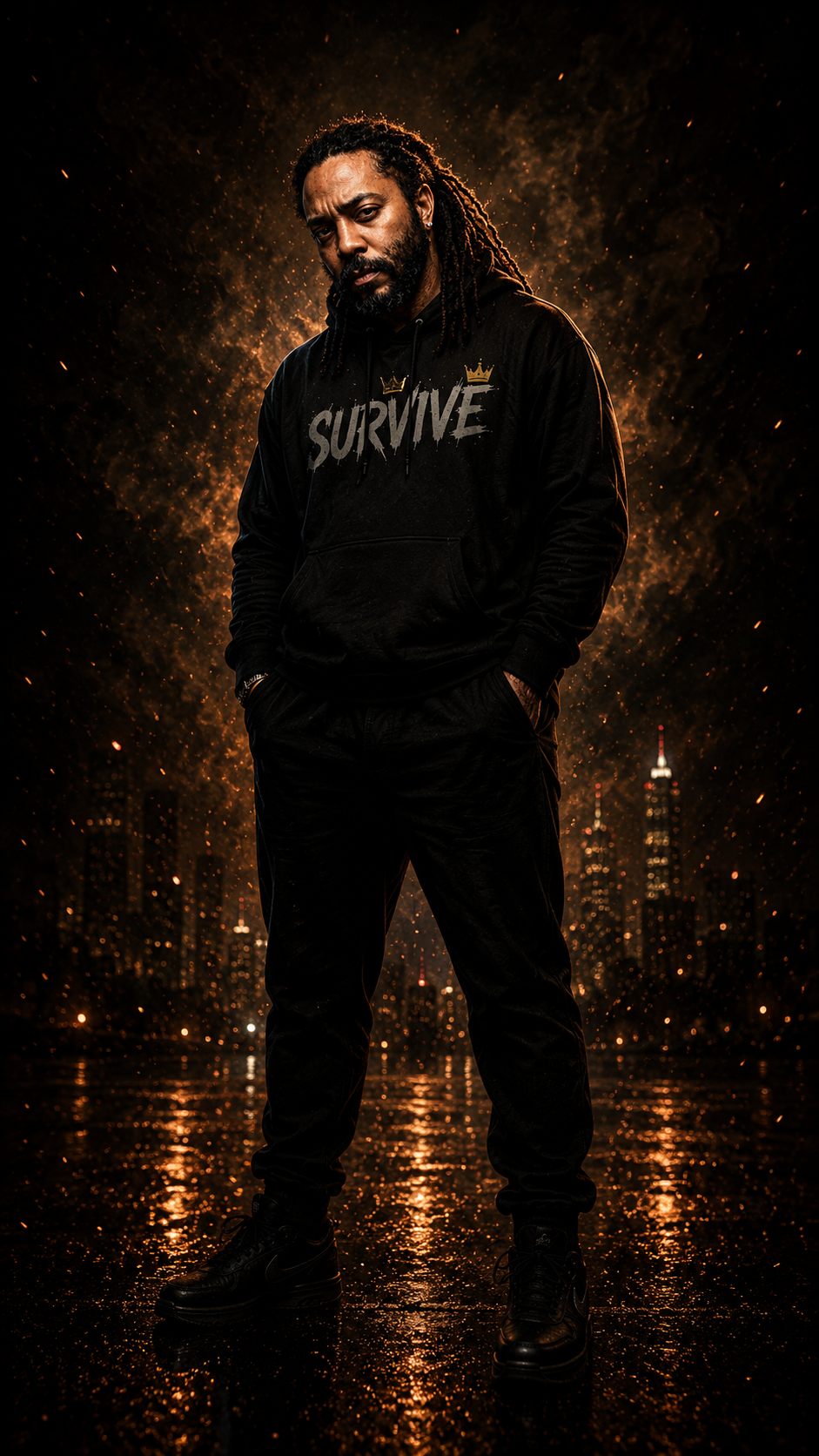 SURVIVE Premium Heavyweight Hoodie – Jus King Collection