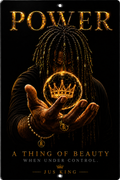 Power™ Metal Sign