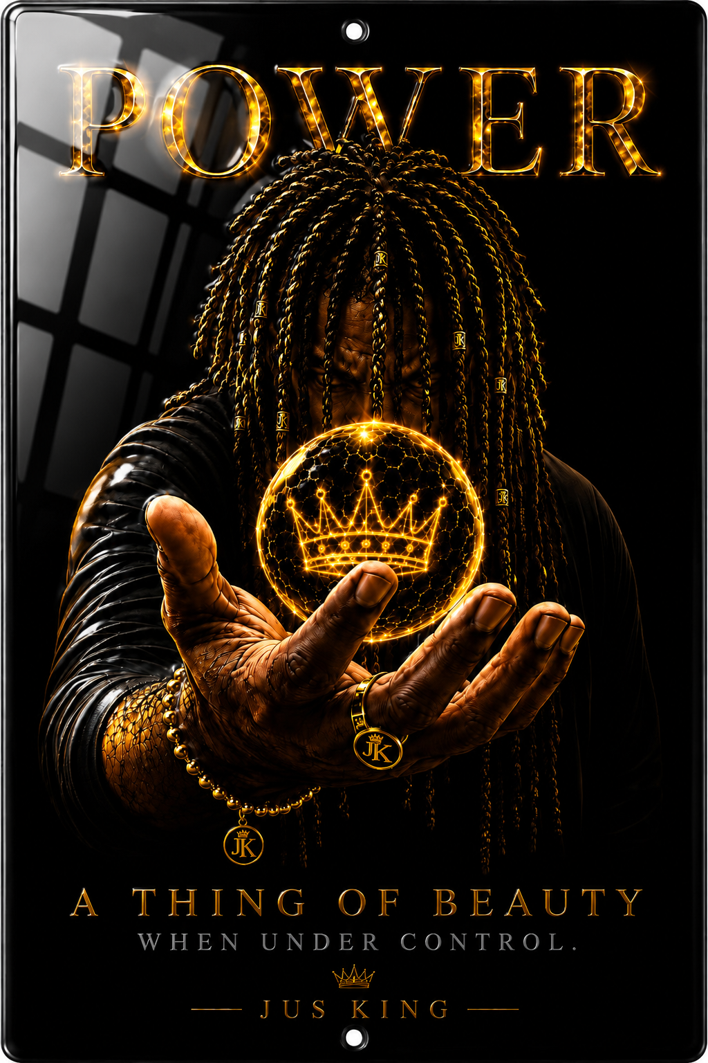 Power™ Metal Sign