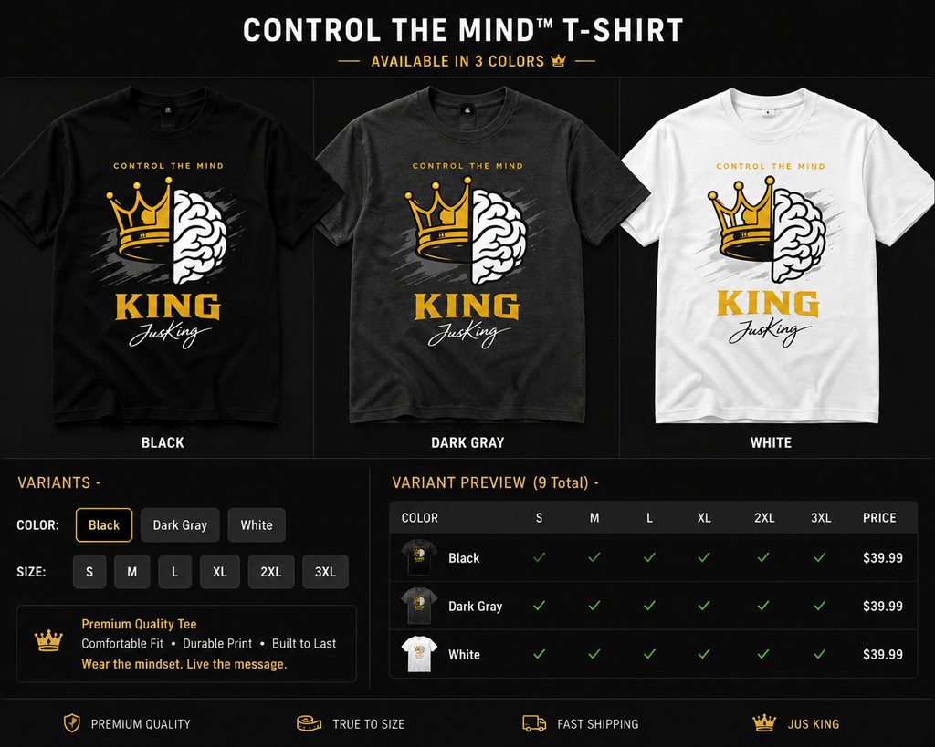 This is a Control The Mind™ T-Shirt