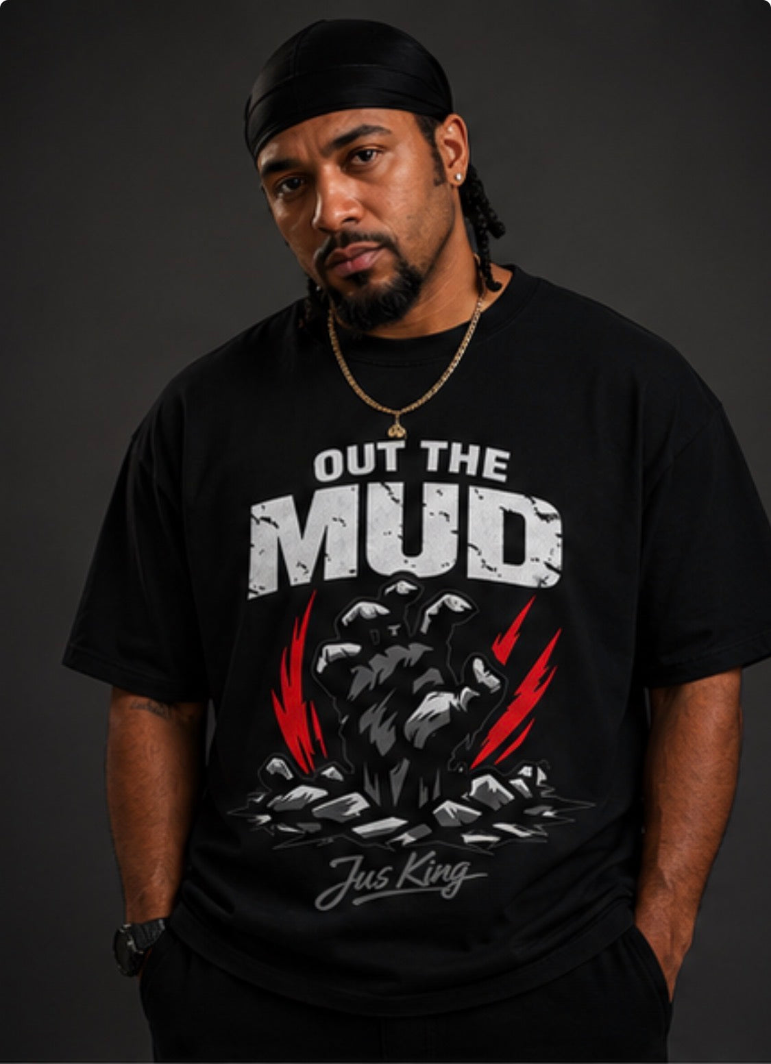 Out The Mud Tee – Black Edition