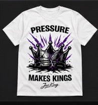 Pressure Makes Kings Tee – Black/Purple Edition